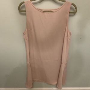 Pink fit & flare dress